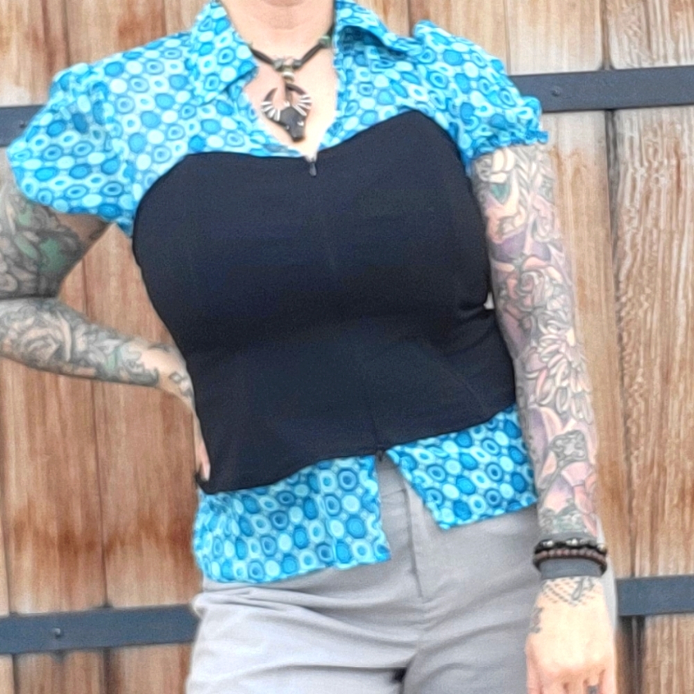 Corset shirt Y2K Size Med